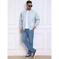 thumbnail image 4 of DARING DIVA Casual Stylish Lightweight Full Zip Up Bomber Jacket 2XL Gray, 4 of 7