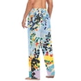 thumbnail image 3 of FORMRS Mens Pajama Pants with Pockets Soft Cotton Sleepwear Lounge Bottoms, Sizes S-2XL, Colorful Leaves, 3 of 7