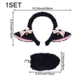 thumbnail image 3 of Slccxzc Adult Plush Sheep Headband and Tail Set Cute Animal Theme Party Accessory, 3 of 7
