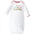 thumbnail image 5 of Hudson Baby Infant Girl Cotton Gowns, Little Llama, Preemie-Newborn, 5 of 5