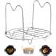 thumbnail image 1 of Accesorio para olla instantánea, rejilla para cocinar al vapor de manejo seguro con asas cómodas para modelos de 6 y 8 cuartos de galón, utensilio de cocina de acero inoxidable fácil de limpiar, 1 of 7