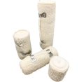 thumbnail image 1 of Woeilo Natural Color Elastic Crepe Bandage, Pack of 6, Durable Compression Stretched Bandage with Hook and Clips Closure (4 Inches Width x 5 Yards Length) 4 Inch Width x 5 Yards Length, 1 of 4