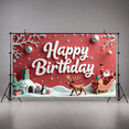 thumbnail image 6 of Decorative Design Happy Birthday Party Holiday Celebration Banner for Christmas Party Kids Event Festive Decoration, 6 of 8