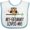 White and Blue, variant on Inktastic Grammy Loves Me Grandchild Owl Girls Baby Bib