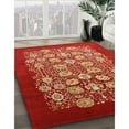 thumbnail image 2 of Ahgly Company Indoor Rectangle Mid-Century Modern Red Oriental Area Rugs, 2' x 5', 2 of 6