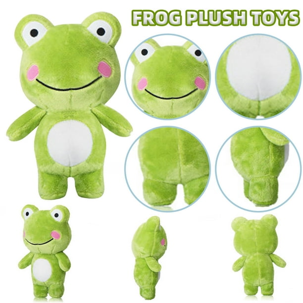 Juguetes y pasatiempos, juguetes, peluches, peluches, juguetes verdes de peluche suave para niños, muñeco de peluche