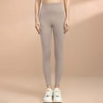 thumbnail image 5 of Celsior Cellulite Leggings Pants for Workout Running Athletic Sculpting Yoga Fitness Pants No Front Seam Leggings Resistance Band Leggings Scrunch Butt Lifting Leggings Workout Yoga Pants Khaki S, 5 of 8