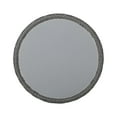 thumbnail image 5 of Harrisburg Outdoor Modern Boho Wicker Side Table with Tempered Glass Top, Gray, 5 of 8
