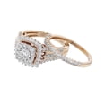 thumbnail image 4 of Rose Gold Bridal Set Womens Engagement ring and Band Set 1.25ctw Diamonds and 10K Rose Gold, 4 of 4
