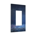 thumbnail image 2 of Kll Retro Blue Glitter Wall Plate,Gloss Finish,Standard Size 1 - 5" X 3", Polycarbonate Thermoplastic,Electric Receptacle Plug Covers, 2 of 8
