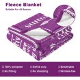 thumbnail image 2 of Get Well Soon Gifts, Feel Better Gifts for Women, After Surgery Recovery Gifts for Women, Healing Thoughts Blanket Gifts, Purple Inspirational Positive Energy Flannel Fleece Blanket 60x50inch, 2 of 6