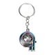 thumbnail image 1 of Newway Car Metal Keychain Sound Turbo Key Plain Bearing Spinning Model Turbine Turbo Ring Key Turbo Shaped, 1 of 5