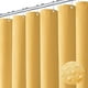 thumbnail image 1 of Dynamene Cortina de ducha verde salvia – Cortinas de ducha de tela gruesa con textura de gofre para baño, 256 g/m², juego de cortinas de baño de tela de poliéster con 12 ganchos de plástico, 72 ancho, 1 of 4