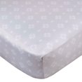 thumbnail image 1 of Gerber Childrenswear - Knit Crib Sheet - Animals Geo Grey Print, 1 of 1