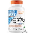 thumbnail image 1 of Doctor's Best Vitamina K2 Mk-7 natural con MenaQ7, 60 unidad, 1 of 6