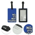 thumbnail image 3 of Unique Bargains 1 Pc Letter Pattern Luggage Tag for Travelling Blue, 3 of 5