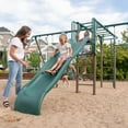 thumbnail image 6 of Lifetime Kid's Monkey Bar Adventure Metal Swing Set with Slide and Trapeze Bar (90143), 6 of 10