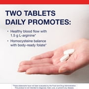 Metagenics Arginine Plus - 1.5 g L-Arginine - Supports Blood Flow & Heart Health* - 665 mcg DFE Folate (as Calcium L-5-Methyltetrahydrofolate) - Non-GMO, Vegetarian & Gluten-Free - 120 Count