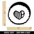 thumbnail image 2 of Sushi Roll Heart Center Self-Inking Rubber Stamp Ink Stamper - Orange Ink - Mini 1/2 Inch, 2 of 7