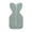 Deep Olive, variant on Love to Dream Swaddle Up Baby Sleep Sack, Arms Up Design, Sleep Nearly 2x Longer, Twin Zipper, Cotton, Small 8-13 lbs, 1.0 TOG, Grey
