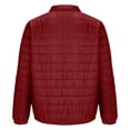 thumbnail image 4 of Men's Lightweight Puffer Winter Jacket Packable Puffy Zip Up Stand Collar Bubble Insulated Coat for Travel Ski Hiking, 4 of 5