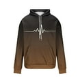 thumbnail image 6 of Momasggi Big and Tall Graphic Hoodies for Men Fall Winter Long Sleeve Fleece Hooded Sweatshirts Fashion Gradient Pullover Tops with Pockets Brown 4XL, 6 of 6