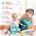 thumbnail image 2 of Musical Instruments Set Baby Toys for 12-24 Months, Musical Toy for Toddlers 1-3, Learning Toys for 1 2 3 Year Old Boys Girls, Birthday Gifts Toys for 1 Year Old, 2 of 6