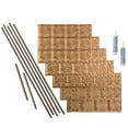 thumbnail image 1 of FASÄDE Traditional Style 1 Decorative Vinyl Backsplash 15 sq ft Kit in Polished Copper, 1 of 6
