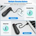 thumbnail image 3 of LAPTOM MAX 1 Pack Wireless Presentation Clicker, 2-in-1 USB-C RF 2.4GHz Slide Advancer with Pointer, Volume Control, Rechargeable, 3 of 9