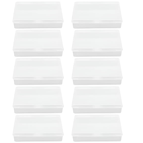ACDANC 10 Pcs Card Storage Box Storage Bins Plastic Case Playing Card Organizer Playing Card Case Poker Cards Storage Case