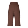 thumbnail image 4 of WILLBEST Pantalones Casuales para Mujer, Cómodos, Holgados, con Bolsillos y Botones, Ideales para el Día a Día y para Conjuntos de Verano con Estilo. Chica, 4 of 7