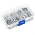 thumbnail image 1 of 600pcs Terminal Blocks Cold-Pressed Tube Terminal Non-Insulated Copper Terminal Parts Electrical Connection Fixture Clamps, 1 of 10