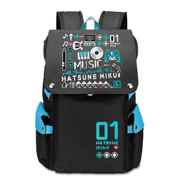 Mochila Mikus Cartoon Kids School Anime 34x21x48 cm