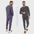 thumbnail image 3 of Pijama Suave Termica para Hombre Conjunto de 2 piezas Gris, 3 of 10