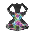 thumbnail image 4 of Lsque Succulents Dog Harness, No-Pull Pet Harness with 2 Leash Clips, Adjustable Soft Padded Dog Vest with Easy Control Handle for Large Dogs-Medium, 4 of 9