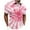 Light Pink, White, variant on QUINDOS Polo Shirts for Men Casual Short Sleeve Collared Shirts Workout Sports Gradient Color Tennis Loose T-shirts