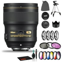 Nikon AF-S NIKKOR 28mm F/1.4E ED Lens Includes Filter Kits and Tripod (Intl Model)