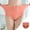 Orange, variant on Delliss Women's Underwear High Waist Panties Period Menstrual Panty Soft Comfortable Absorbency Ribbed Cotton Panties