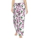 thumbnail image 1 of Balery Orchids Flowers Pantalones de pijama para mujer, pijamas ultraligeros, pantalones de estar por casa-Small, 1 of 6