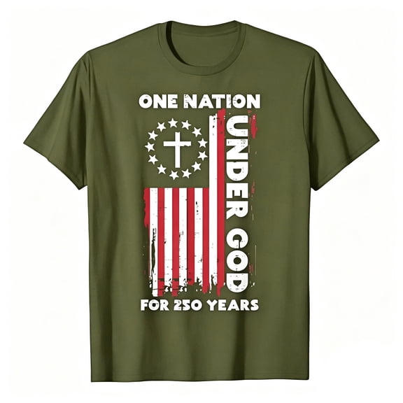NAFUU Boys Short Sleeve T Shirts Patriotic Graphic O-Neck Tee Celebrate America's 250Th Anniversary 1776-2026 Stylish Top Comfort Cute Summer Tops 2-3 Years