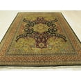 thumbnail image 3 of Hand-knotted New Zealand Wool Black Transitional Oriental Polonaise Rug, 3 of 3