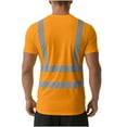 thumbnail image 6 of purcolt High Visibility Shirts for Men Class 3 Hi Vis Reflective Safety Construction Shirts for Men Women, Short Sleeve Work Shirts with Pocket, Meet ANSI, 6 of 8
