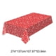 thumbnail image 3 of Mantel de plástico con forma de copo de nieve, mantel de estrella dorada, decoración de mesa de plástico desechable, mantel para fiestas navideñas, rectangular, plegable, portátil, plástico, 3 of 9