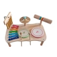 thumbnail image 3 of Batería para niños, juguetes musicales educativos, instrumentos musicales multifunción, xilófono, regalo de cumpleaños para niños., 3 of 9