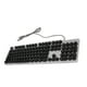 thumbnail image 5 of Teclado mecánico para juegos RBG retroiluminado USB 104 teclas con cable Retro Punk teclado de computadora para ordenador portátil negro, 5 of 5