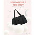 thumbnail image 2 of BAGSMART Foldable Travel Duffle Bag For Women, Gym Tote Bag for Sports, 26L Airport Carry On Weekender Overnight Bag for Travel, Travel Accessories, Black, 2 of 7