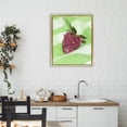thumbnail image 3 of Stupell Industries Contemporary Glimmer Strawberry on Green Gold Floating Frame Canvas Art, 17 x 21, by LISH Creative, 3 of 8