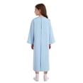 thumbnail image 3 of Moggemol Robe Post-Opératoire pour Enfant, Vêtements Adaptatifs, Robe d'Hôpital Douce et Confortable pour Patient, Bleu Pâle 8, 3 of 7