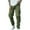 Green, variant on Caqnni Mens Casual Cargo Pants Casual Outdoor Hiking Pants for Men Athletic Joggers Sweatpants (Grey,3XL)
