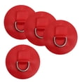 thumbnail image 3 of Parche De Almohadilla De Anillo En D de 2x4 Piezas Sunnimix para bote inflable balsa kayak rojo, 3 of 8